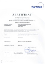 Zertifikat AD 2000 HP100R Deutsch